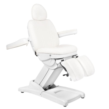 ActivShop FOTEL KOSMETYCZNY ELEKTR. AZZURRO 872S PEDI-PRO 3 SILN. BIAŁY
